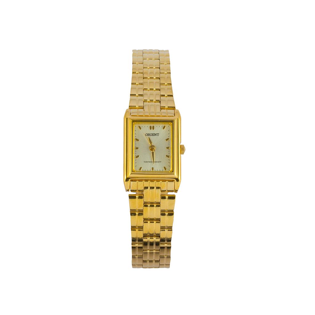 Reloj orient 2025 cuadrado dorado