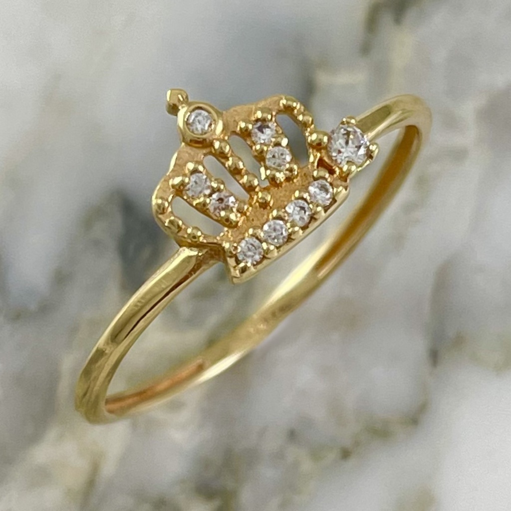 Queen crown ring gold clearance