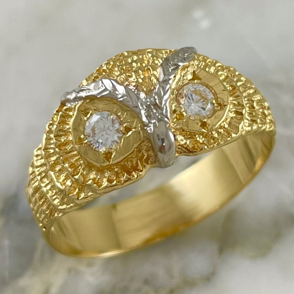 Anillo buho oro new arrivals