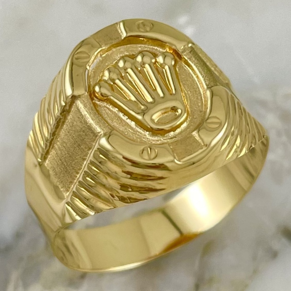 Matte Rolex Ring Joyeria Londres