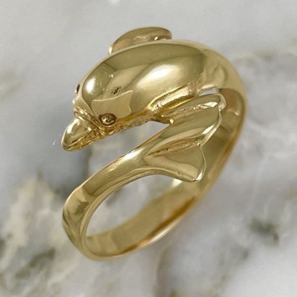 Anillo de 2025 delfin oro