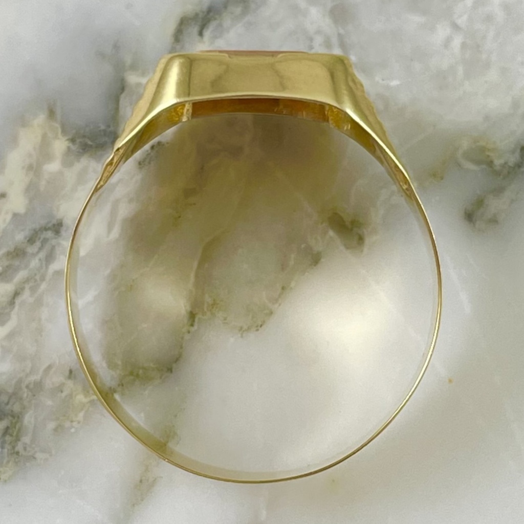 Anillo Sello Box Tricolor