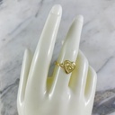 Anillo Quinceañera Corazon Tallado