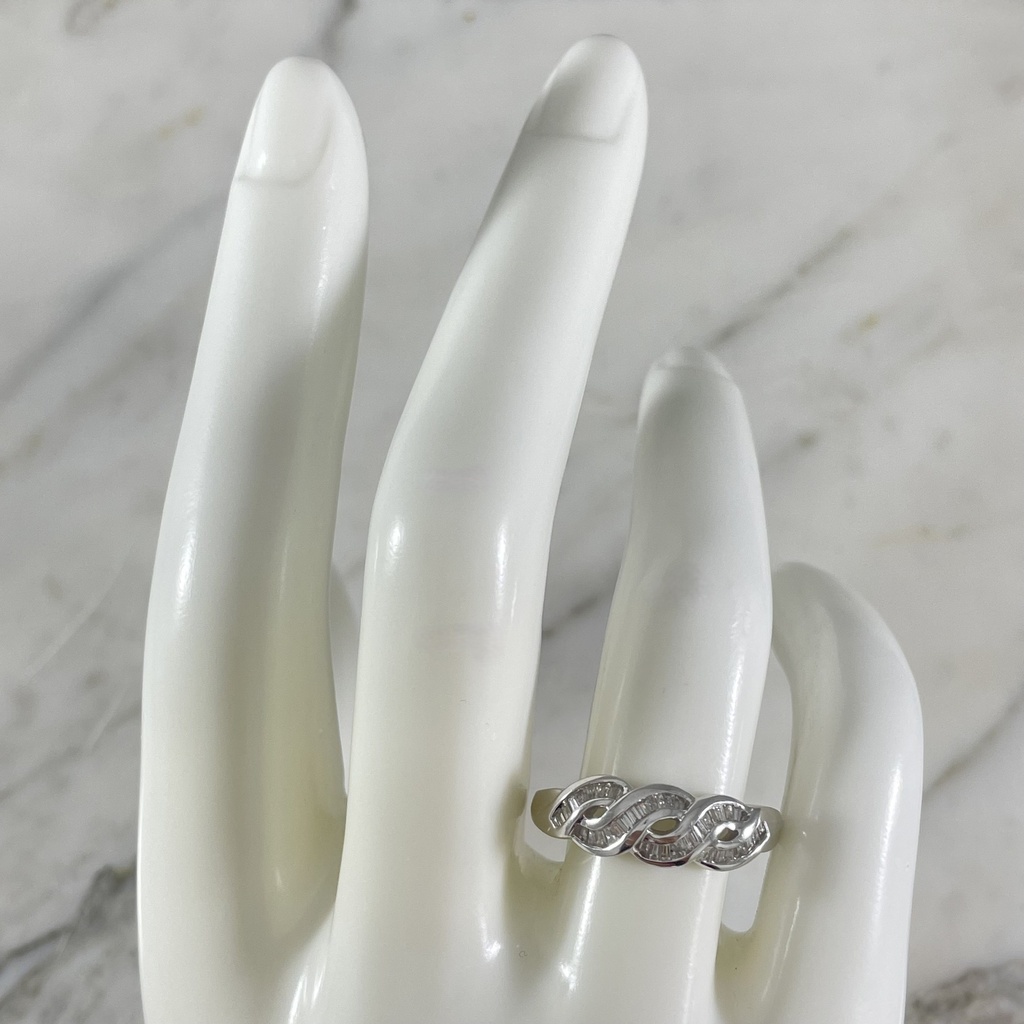 Anillo Diamond Braid