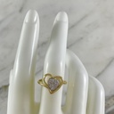 Anillo Corazon Brillante