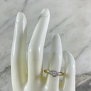 Anillo Solitario Trenza