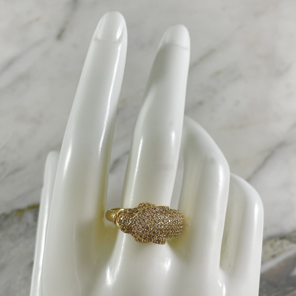 Anillo Leopardo Sparkly