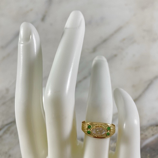 Anillo Marquise Encostrado