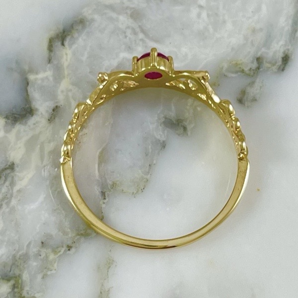 Anillo Corona Tiara