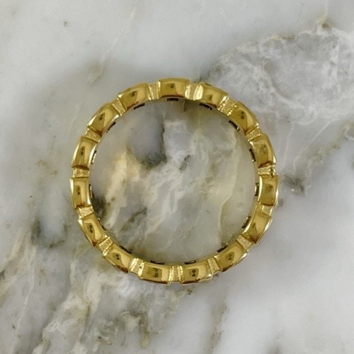 Anillo Banda Cristal