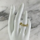 Anillo Banda Cristal