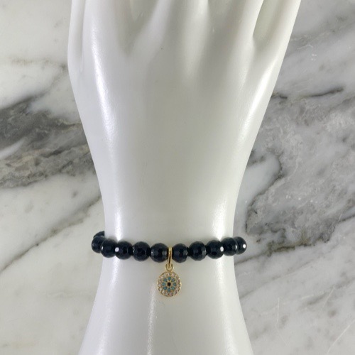 Manilla Ojo Turco Agata Negra