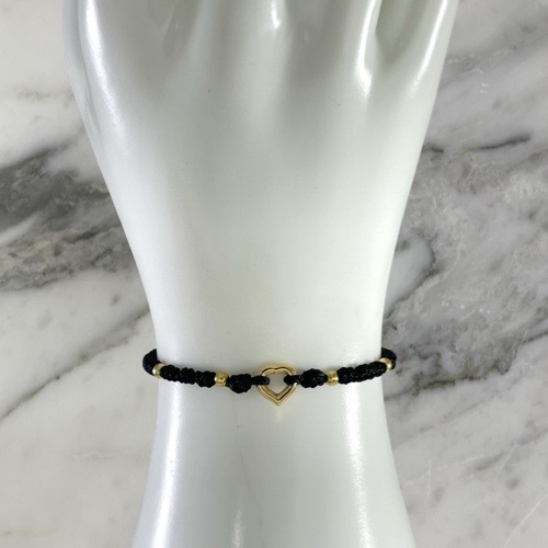 Manilla Silueta Corazon en Nudos 3MMx4