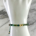 Manilla Turquesa Africana 5MMx2 3MMx2 Diamantada