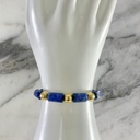 Manilla Tubo Lapislazuli 8MMx3