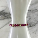 Manilla Rubi Facetada 5MMx3