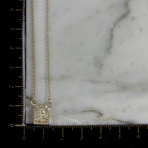 Escapulario Aros Sagrado Corazon y Virgen del Carmen Doble