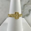 Anillo Inri Silueta Cruz