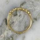 Anillo Banda Entrelazada de Esferas