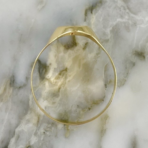 Anillo Placa Marquise Tallado