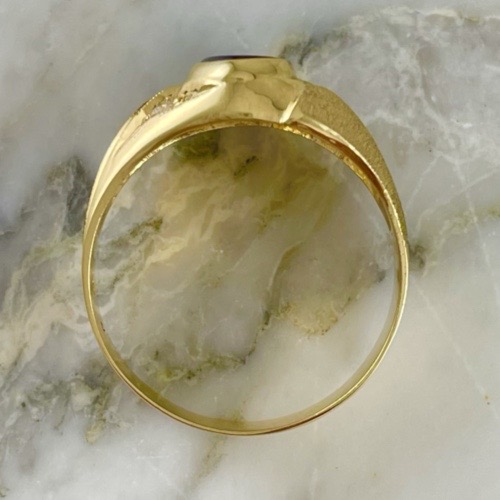 Anillo Onix Mateado Capas