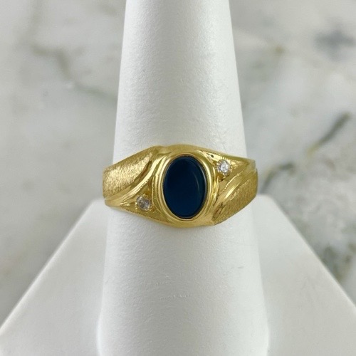 Anillo Onix Mateado Capas