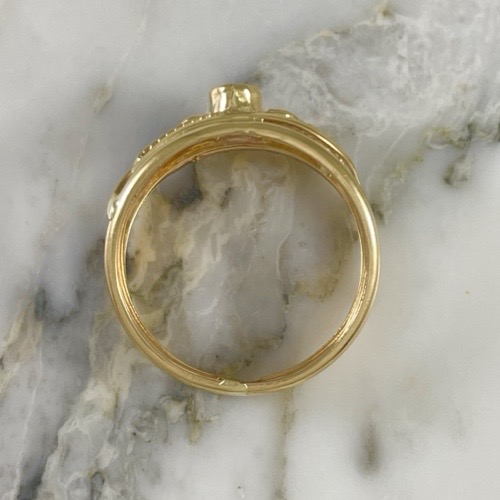 Anillo Ovalo Entorchado