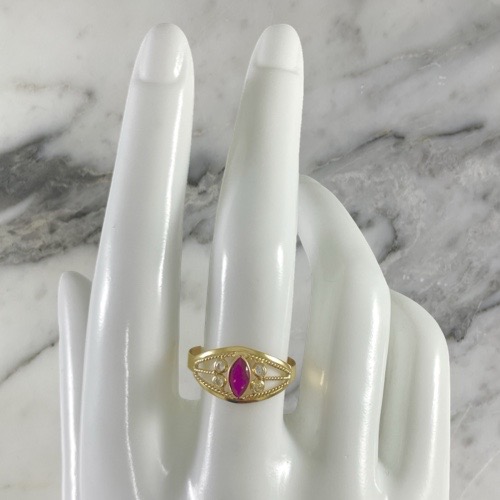 Anillo Marquise Hileli