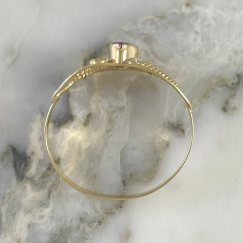 Anillo Marquise Entorchado