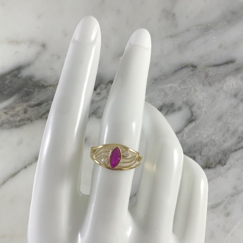 Anillo Marquise Entorchado