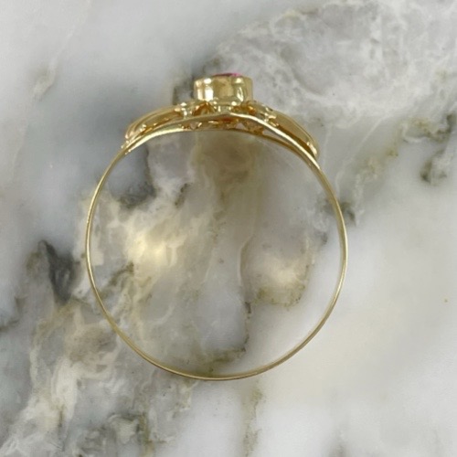 Anillo Circular Flower Shell