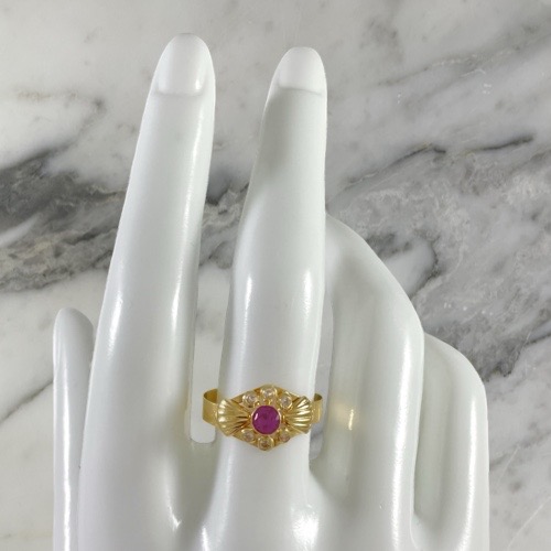 Anillo Circular Flower Shell