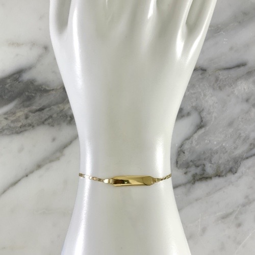 Pulsera Placa Tejido Plano