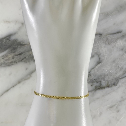 Pulsera Cubana Plana 2MM