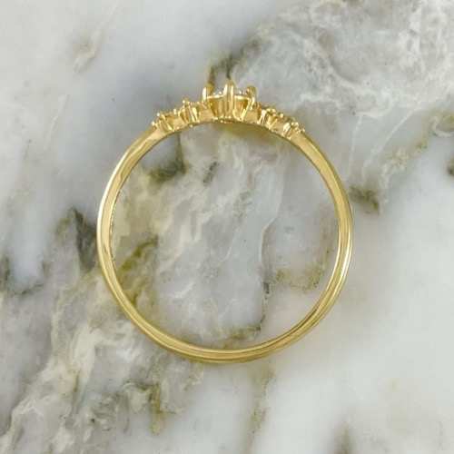 Anillo Cinco Brillos