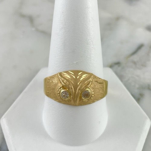 Anillo Buho Mateado
