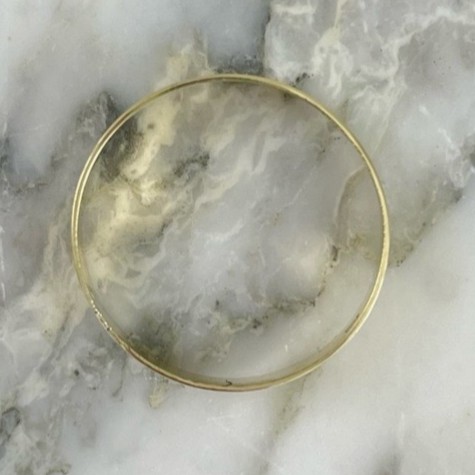 Argolla Resplandor Plana 4MM