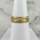 Argolla Rombo Cruzado 6MM