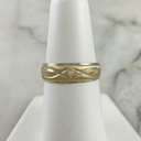 Argolla Rombo Cruzado Brillante