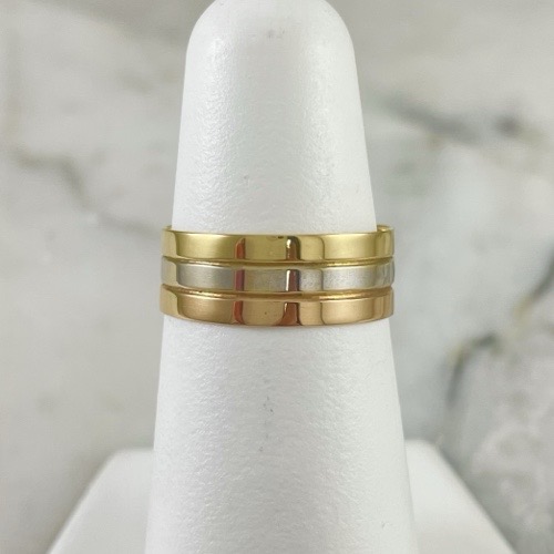 Argolla Tricolor 6MM