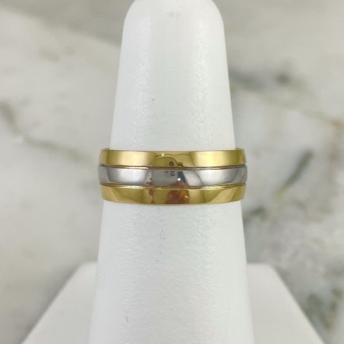 Argolla Tres Lineas 6MM