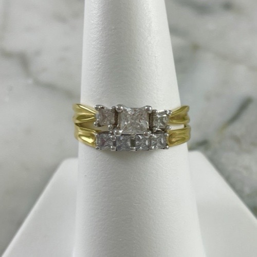 Pisargolla Lazo Zircones Cuadrados