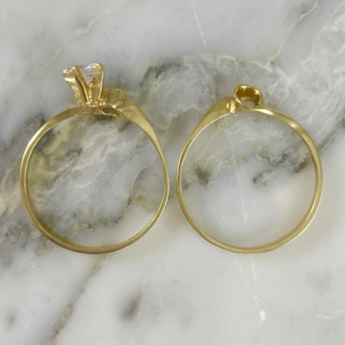 Pisargolla Solitario Rosca