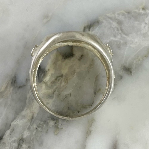 Anillo Sello de Cruz