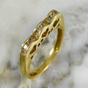  Hollow Hearts Band Ring