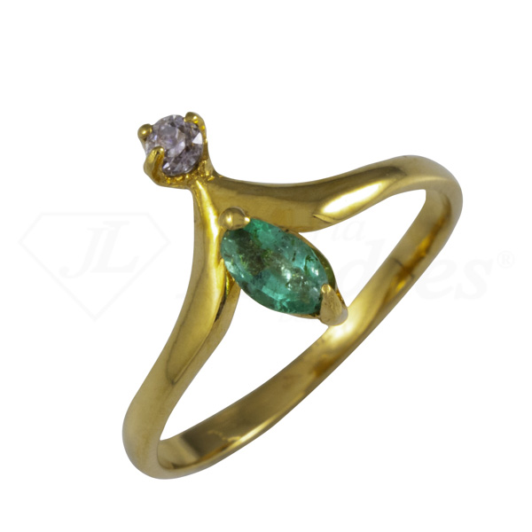  Marquise Emerald Ring