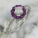 Anillo Flor Morada