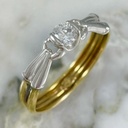  Bow Solitaire Ring