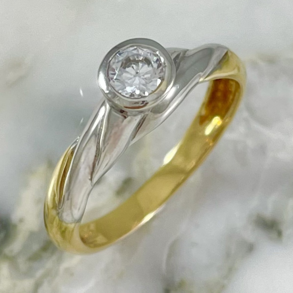 Braided Solitaire Ring