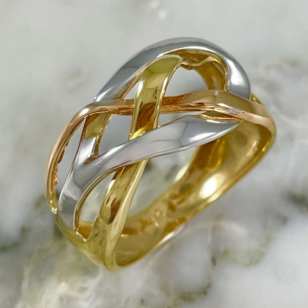  Intertwined Woven Ring